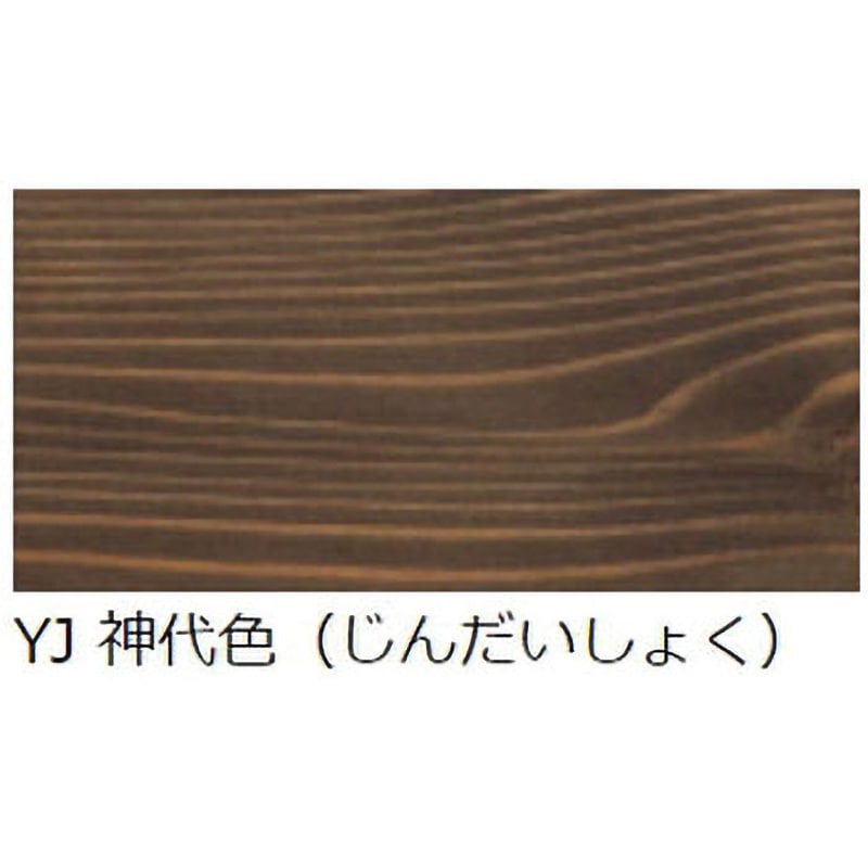 YJ-80 いろはカラー アールジェイ 木床用 神代色  1缶(0.8L) YJ-80