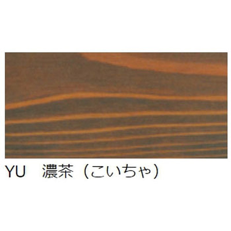 YU-16 いろはカラー アールジェイ 木床用 濃茶色 1缶(16L) YU-16 