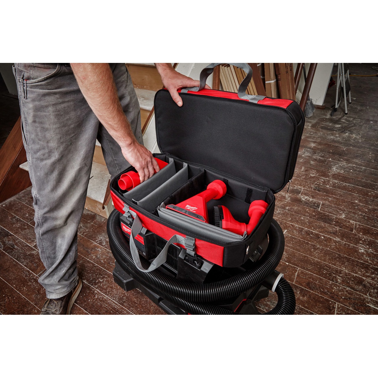 ミルウォーキー　ショルダー工具バッグ 49-90-2019 集塵アクセサリー収納バッグ 1個 ミルウォーキーツール