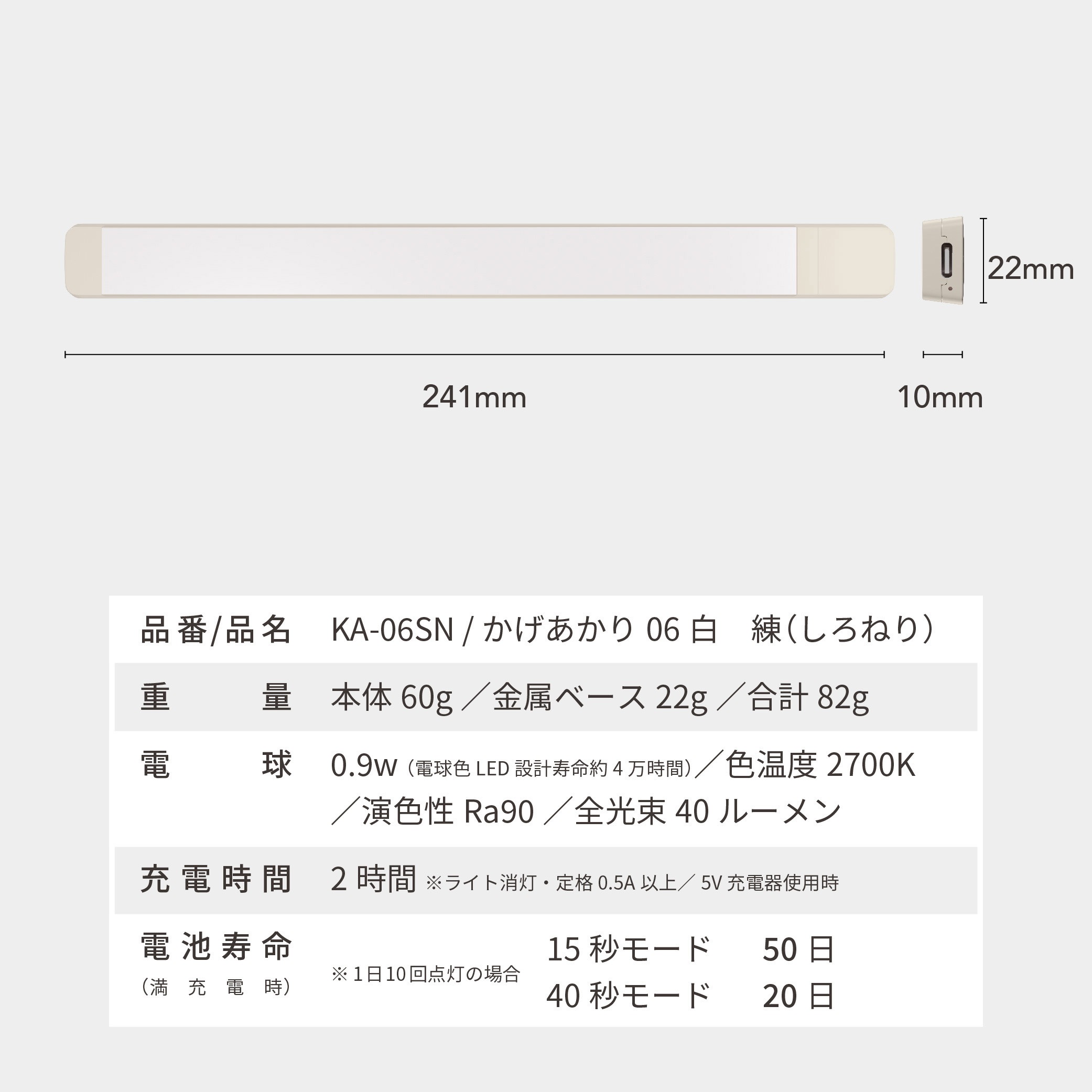 KA-06SN かげあかり06 1個 ムサシ 【通販モノタロウ】