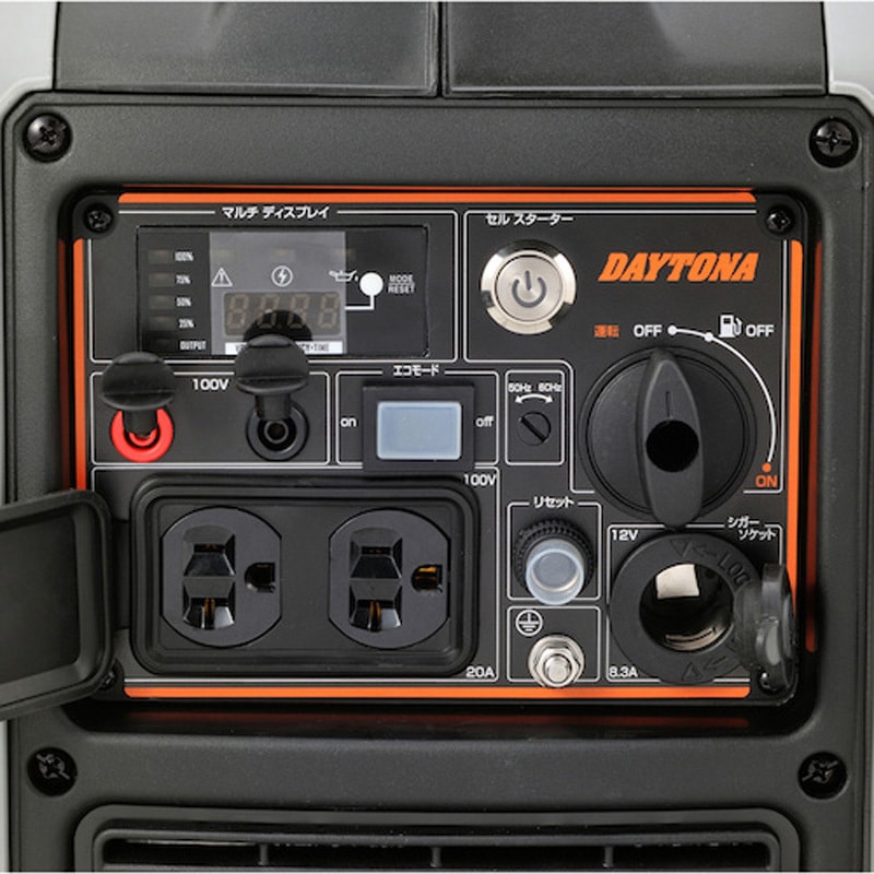 55004 リモコン付き インバーター発電機 1台 DAYTONA(デイトナ