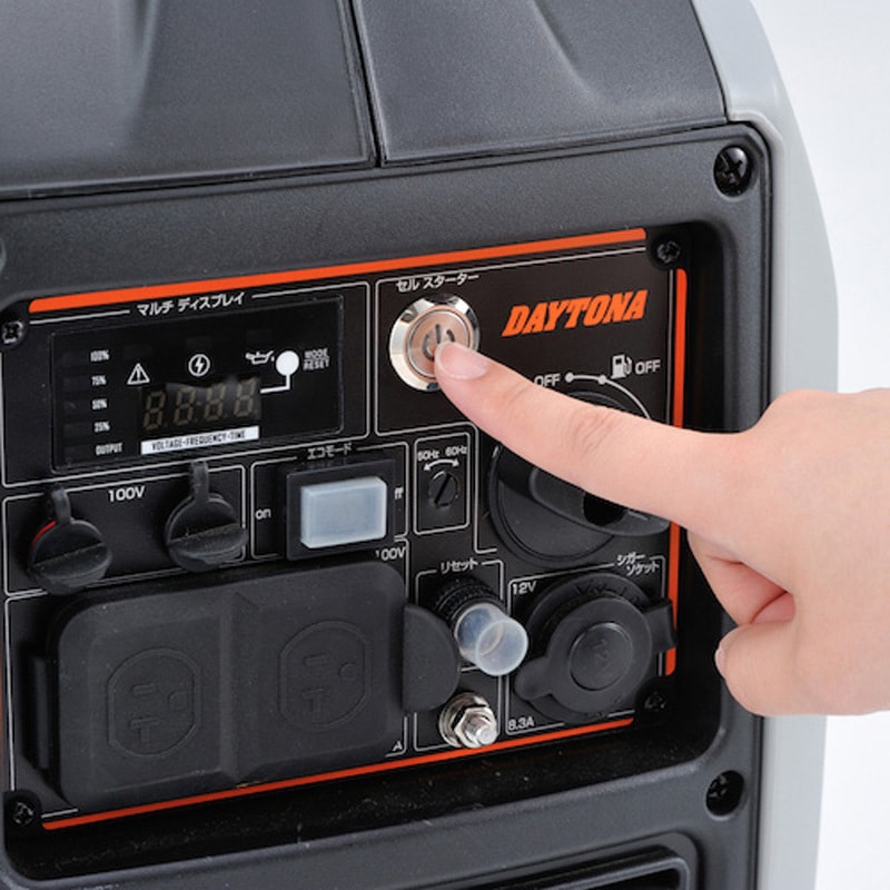 55004 リモコン付き インバーター発電機 DAYTONA(デイトナ) レギュラー