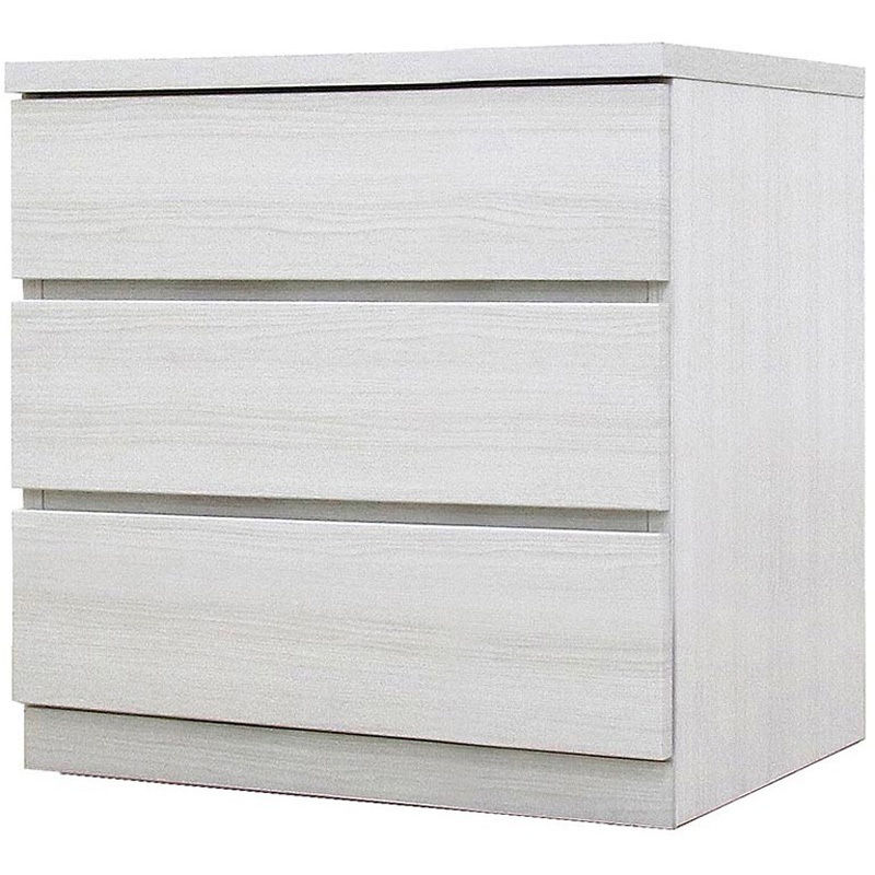 6300074188 フィット 幅60 3段 チェスト 奥行44cm 家具 収納 ホワイト