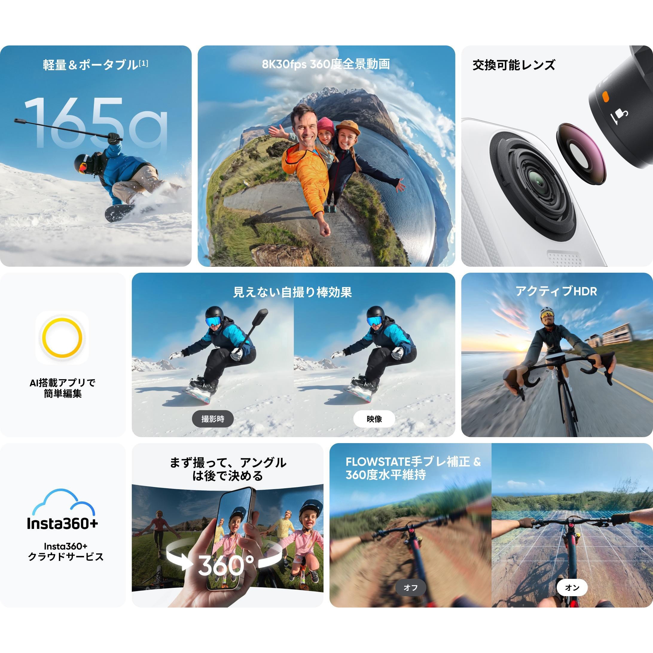 CINSAAFA-SE17 X4 Air スターターキット insta360 アークティック 