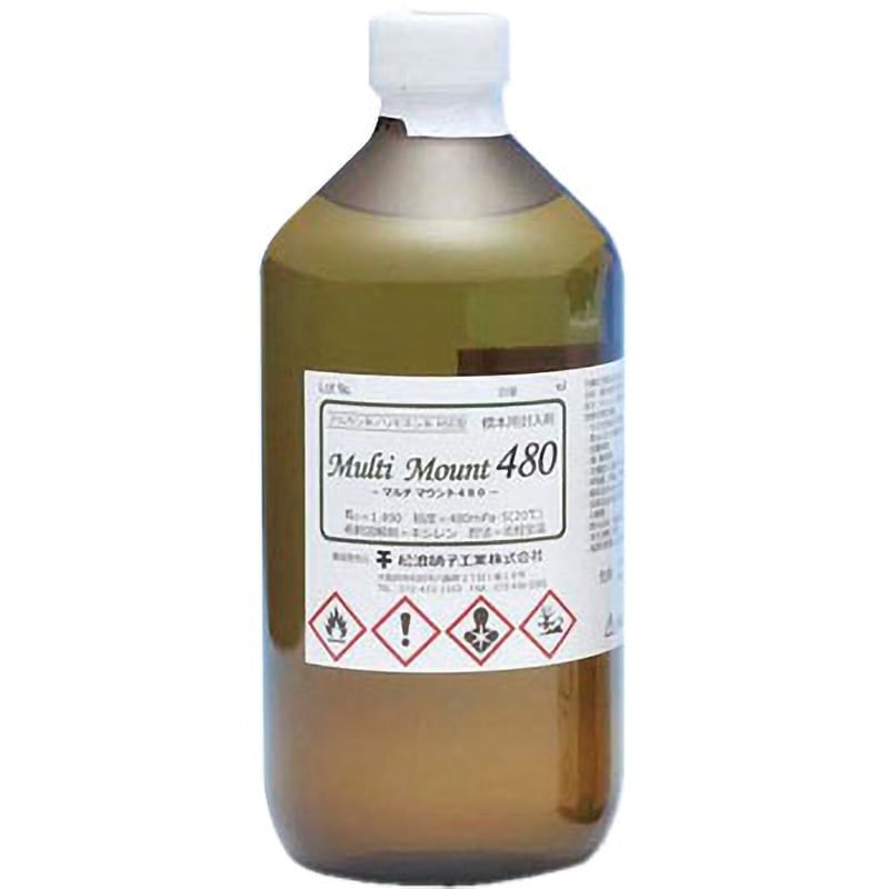ともさん専用 マルチマウント480(100mL) 標本用封入剤(マルチマウント) 1本 松浪硝子