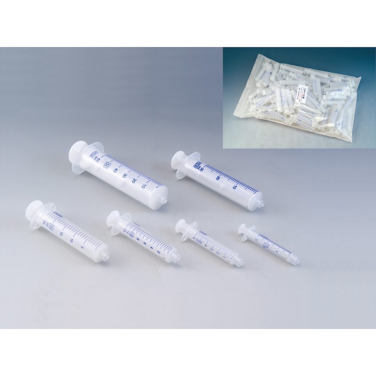 28160 オールプラスチックディスポシリンジMini-Bulk ルアーロック型 1