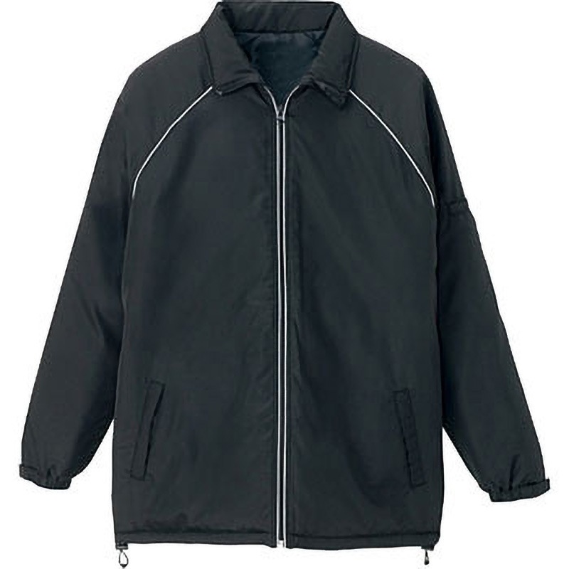 AZ2204 AZ-2204 プラススタイル リフレクト中綿ジャケット(秋冬用) アイトス 長袖ブルゾン ポリエステル100% ブラック色 M着丈74cm 5,308円