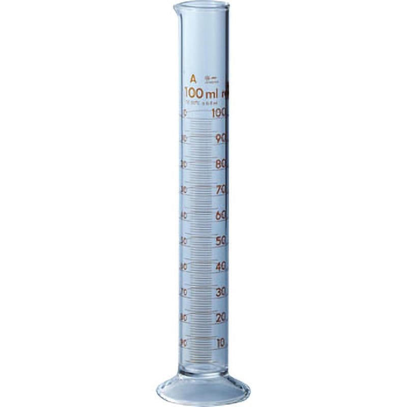 メスシリンダー(IWAKI) IWAKI(AGCテクノグラス) 100mL - 【通販