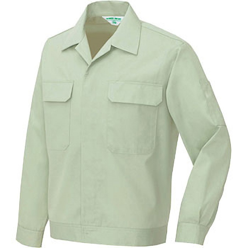 AZ532 AZ-532 ベーシックワーク 長袖サマージャンパー(春夏用) アイトス 帯電防止 バーバリー アースグリーン色 6L着丈74cm
