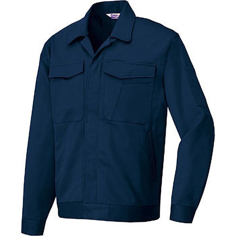 AZ777 AZ-777 ベストコットン 長袖ジャンパー(配色なし)(秋冬用) アイトス 名入れ可 綿100% ツイル ネイビー色 LL着丈68cm 5,598円