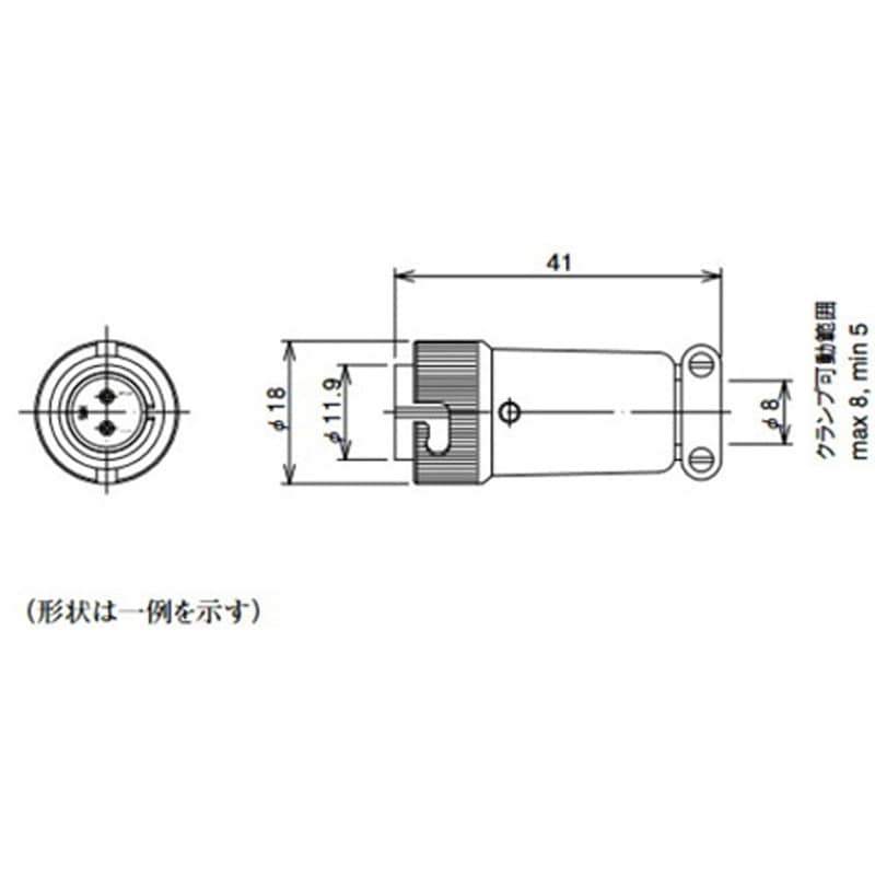 RM12BPE-4PH(76) 小型丸型多極コネクタ RM12BPEシリーズ 1個 HIROSE