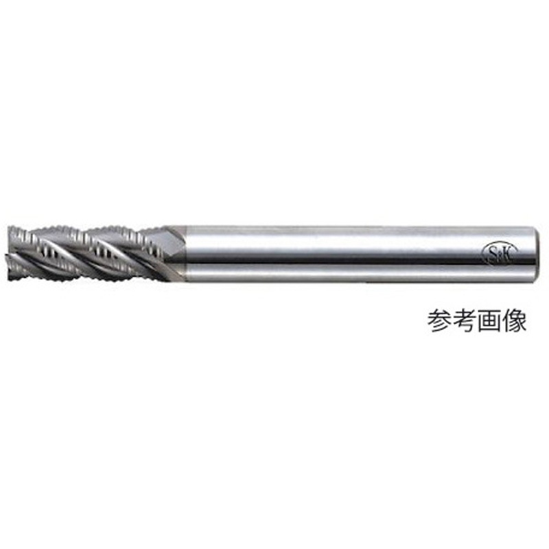 P-XAS18 Pコーティング ハイスラフィングエンドミル Xαニックショート刃 P-XASシリーズ 1本 S&K(三興製作所) 【通販モノタロウ】