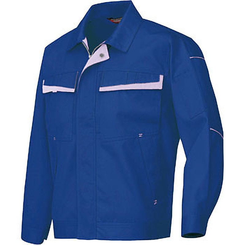 AZ6570 AZ-6570 ムービンカットEX 長袖ブルゾン(配色)(秋冬用) アイトス 名入れ可 帯電防止 アフターペットツイル SS着丈59cm