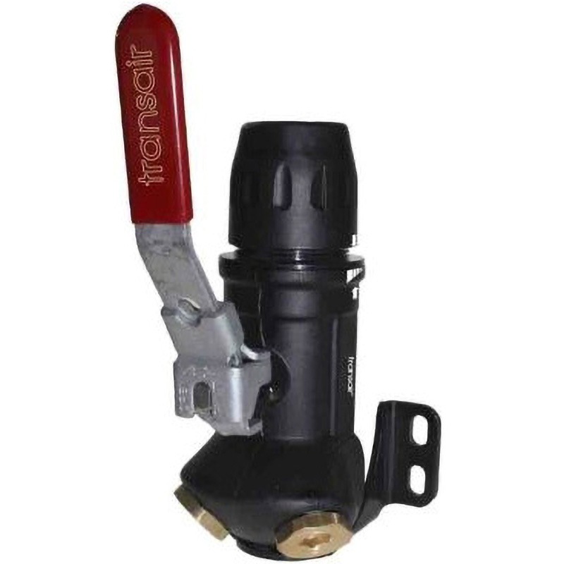 6693 17 21 2 PORT 45° WALL BRACKET WITH BALL VALVE 1袋 2個入 Transair 1袋(2個) 6693 17 21