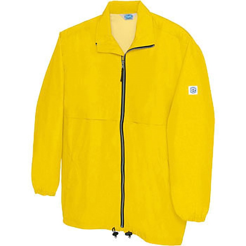 AZ720 AZ-720 リサイクル エコショートコート(男女兼用)(年間用) アイトス イエロー色 SS着丈70cm