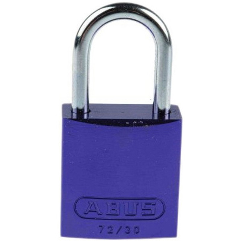 72/30 Purple Abus 安全用南京錠 パドロック アルミ、スチール 紫 1個 ABUS 【通販モノタロウ】