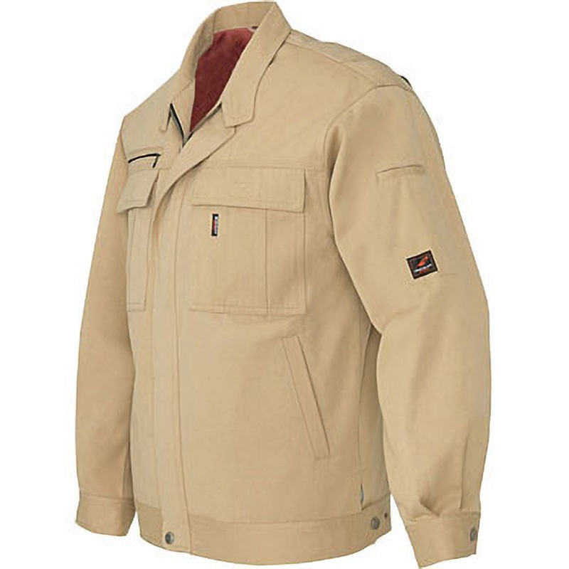 AZ6460 AZ-6460 着働楽 長袖ブルゾン(秋冬用) アイトス 名入れ可 帯電防止 ベージュ色 S着丈62cm