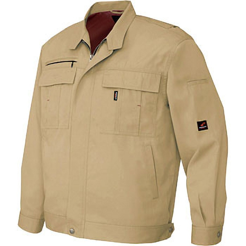 AZ5460 AZ-5460 着働楽 長袖サマーブルゾン(春夏用) アイトス 帯電防止 ベージュ色 SS着丈60cm