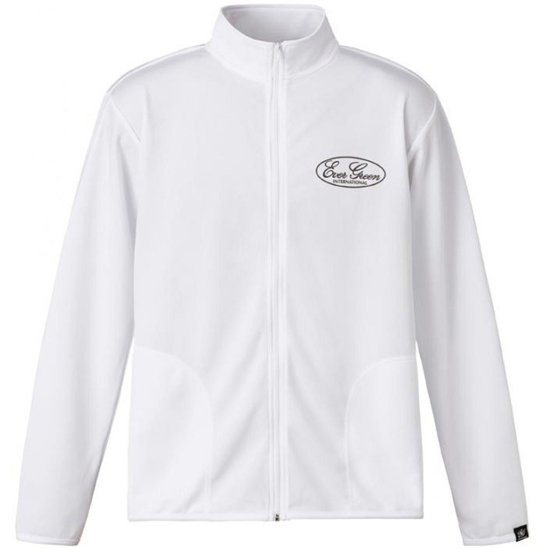 ホワイト E.G.ドライジップジャケット タイプ1 Mサイズ EverGreen
