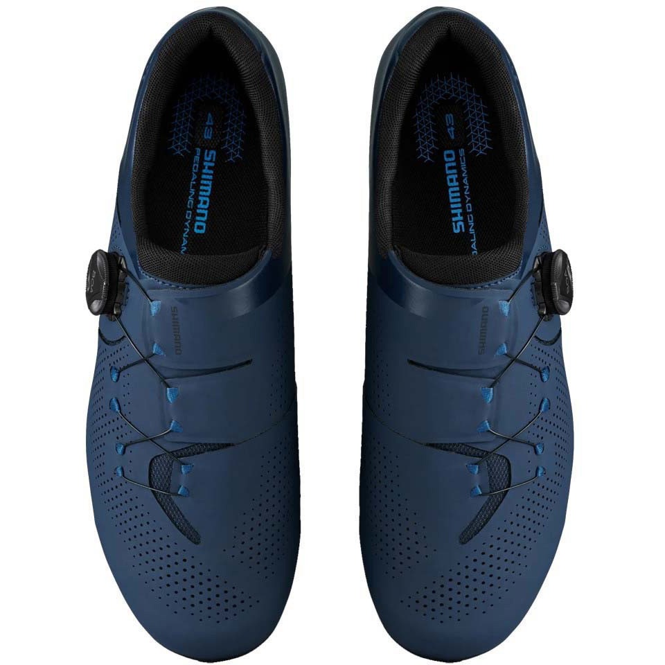 シマノ SH-RC302 ネイビー ノーマルタイプ SPD-SL シューズ SHIMANO