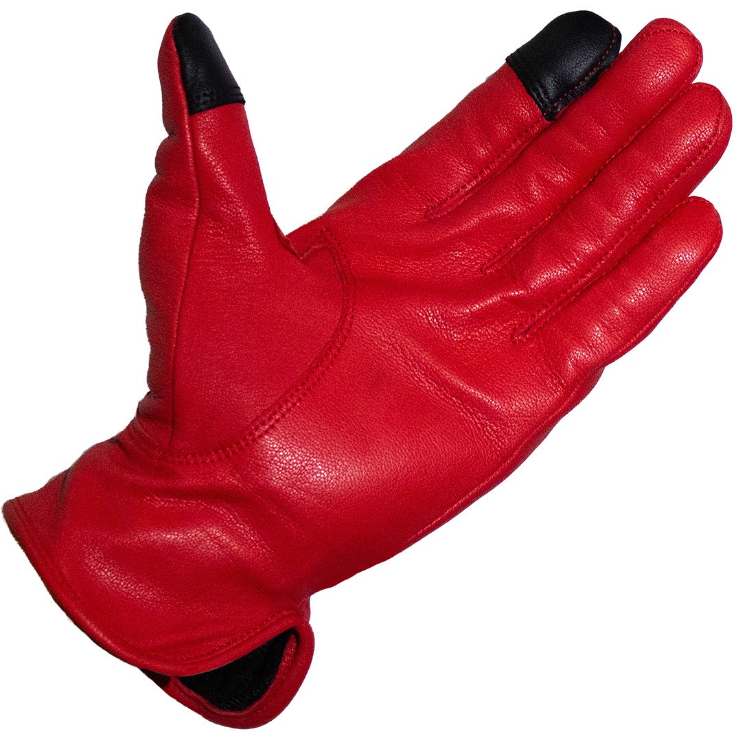 ID301RD/L ideal ID-301 GOAT レザーグローブ IDEAL レッド色 サイズL