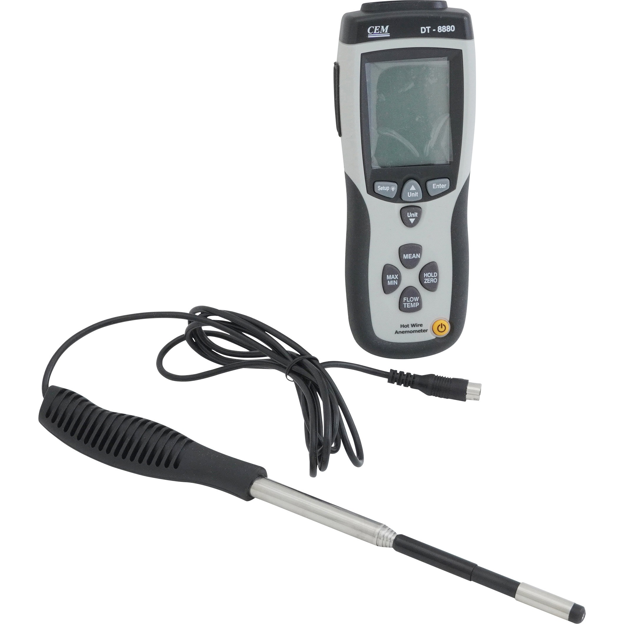 DT-8880 風速風量計(熱線式) エムケー・サイエンティフィック 寸法75×50×210mm  DT-8880