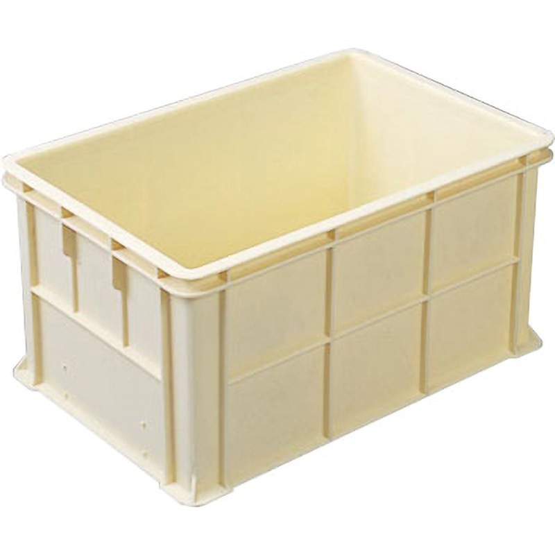 20540000CL202 ラボボックス サンコー(三甲) クリーム色 容量53.2L  1個 20540000CL202