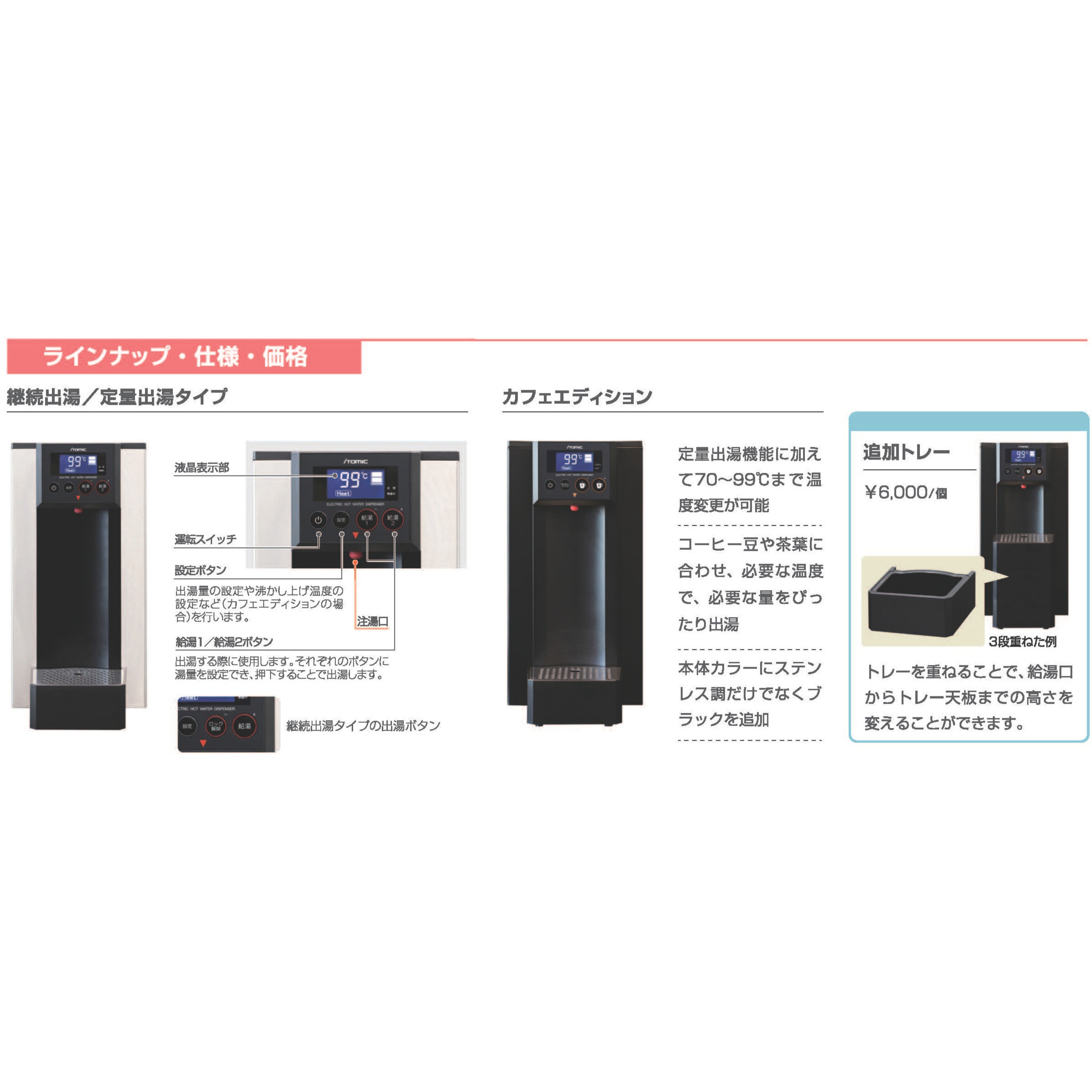 EHWD-14(1)・浄水器セット付 ホットウォーターディスペンサー 1セット