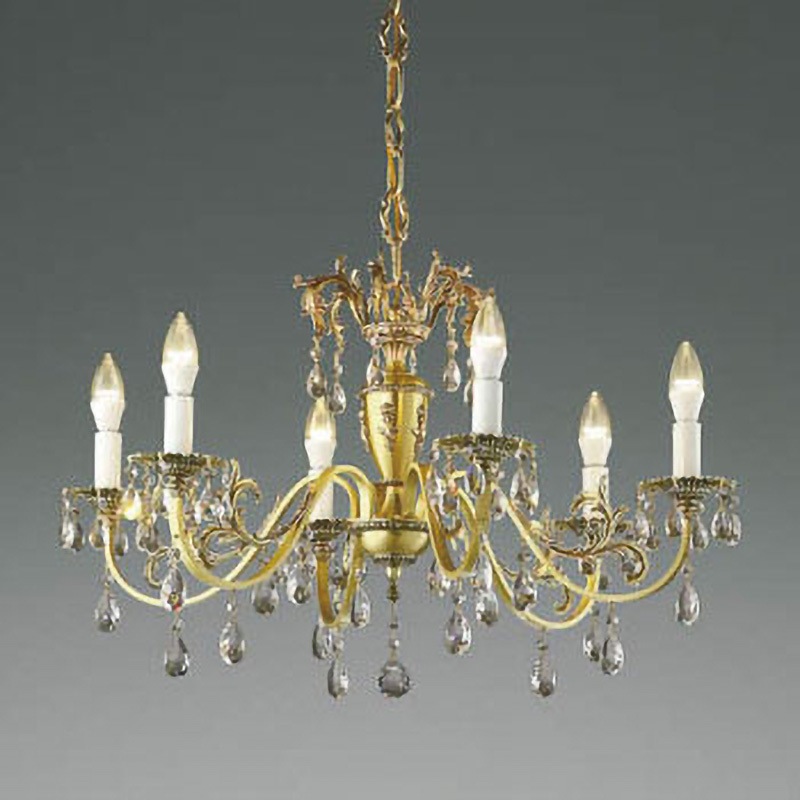 AA40897L コイズミ シャンデリア LED（電球色） ＫＯＩＺＵＭＩ ＬＥＤイルムシャンデリア 直付けタイプ 白熱電球