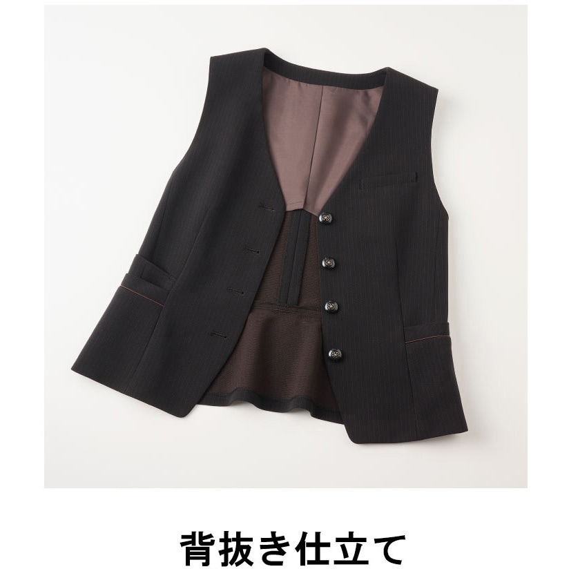 GVEL-2561-B6 事務服 ベスト レディース オフィス 制服 サーヴォ(旧