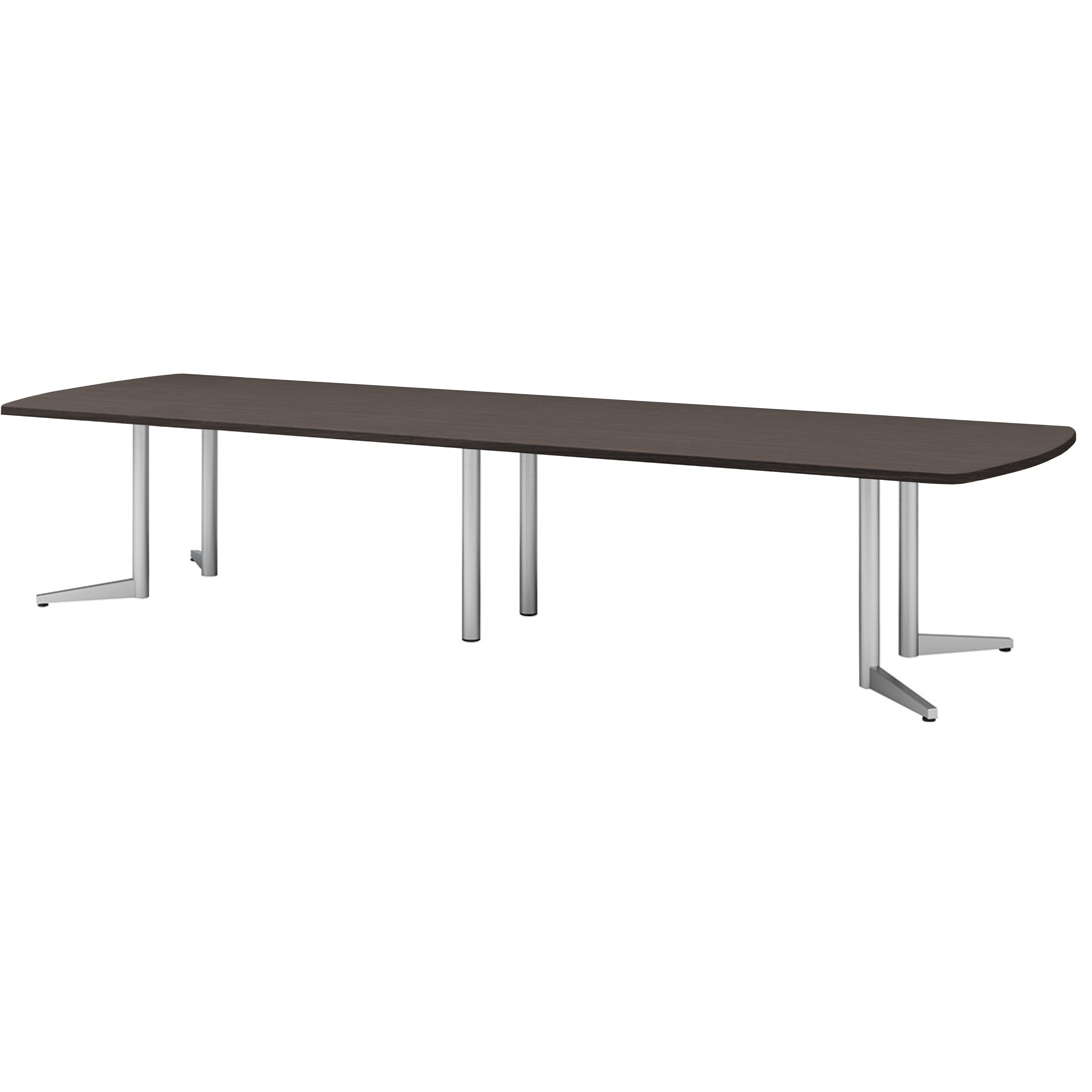 USV-S3612B-DW ミーティングテーブル ニシキ工業 スタンダードタイプ 組立式 ダークウッド色 シルバー  USV-S3612B-DW 139,900円