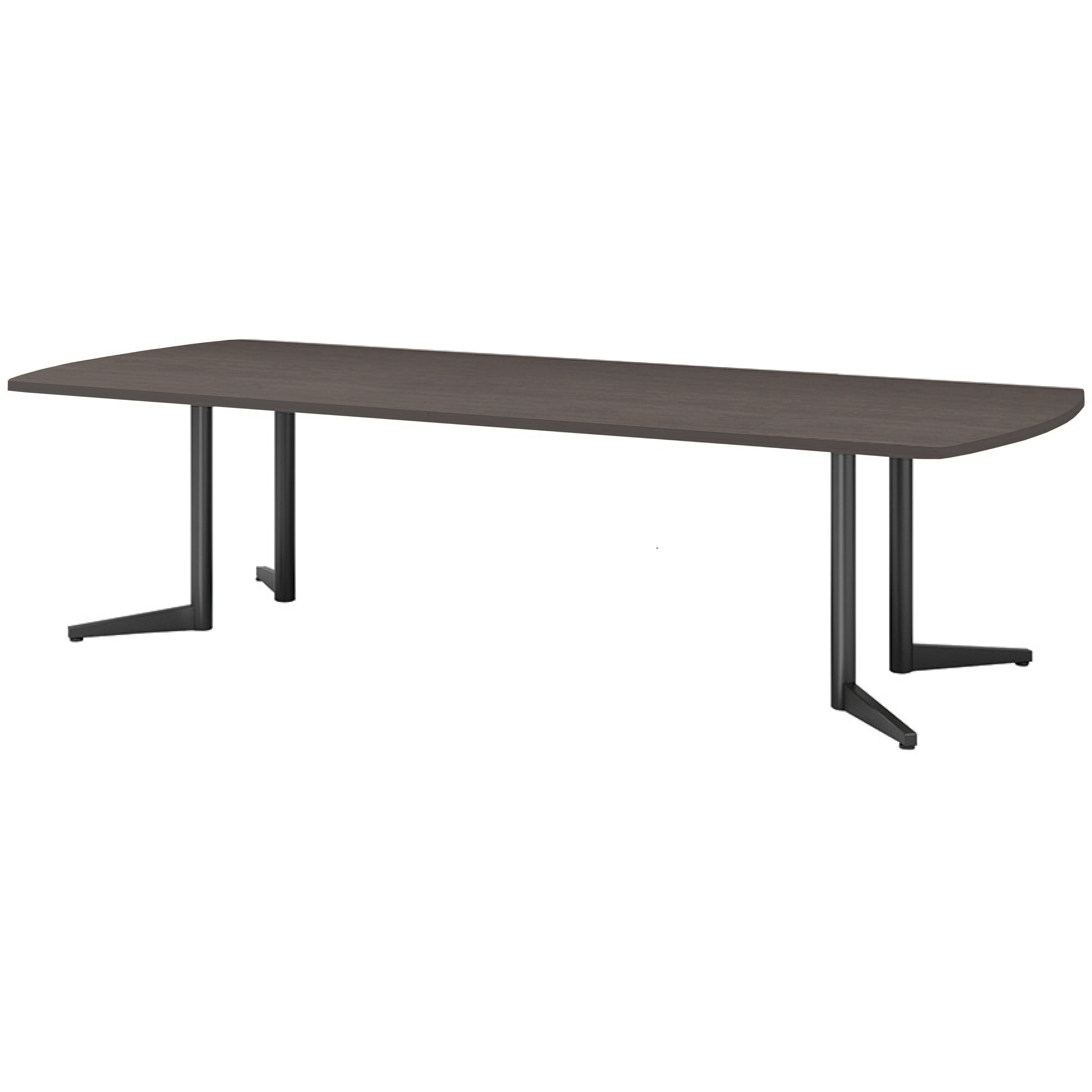 USV-B2812B-DW ミーティングテーブル ニシキ工業 スタンダードタイプ 組立式 ダークウッド色 ブラック  USV-B2812B-DW