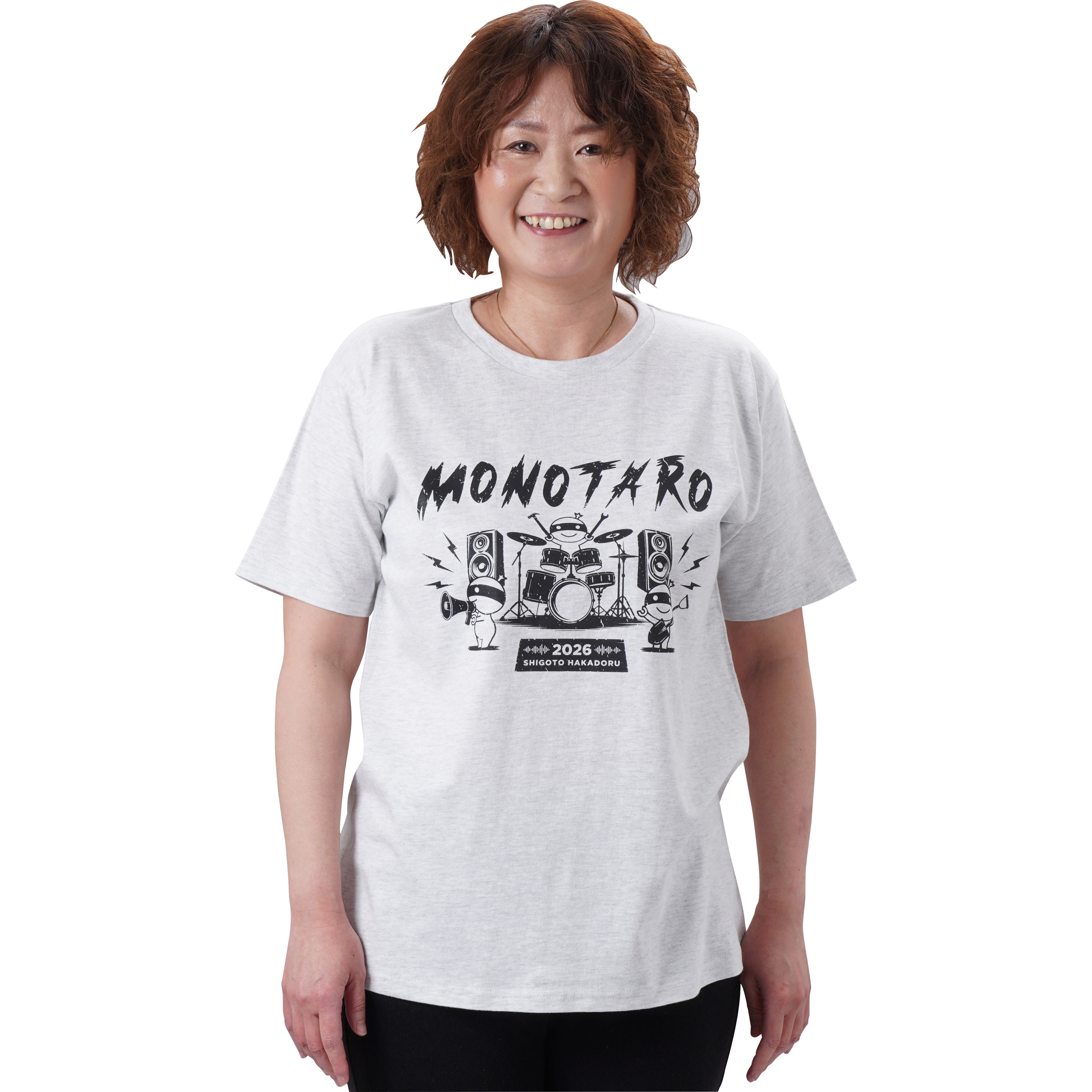 モノタロウTシャツ 2026 モノタロウ. 混率綿100% オートミール色