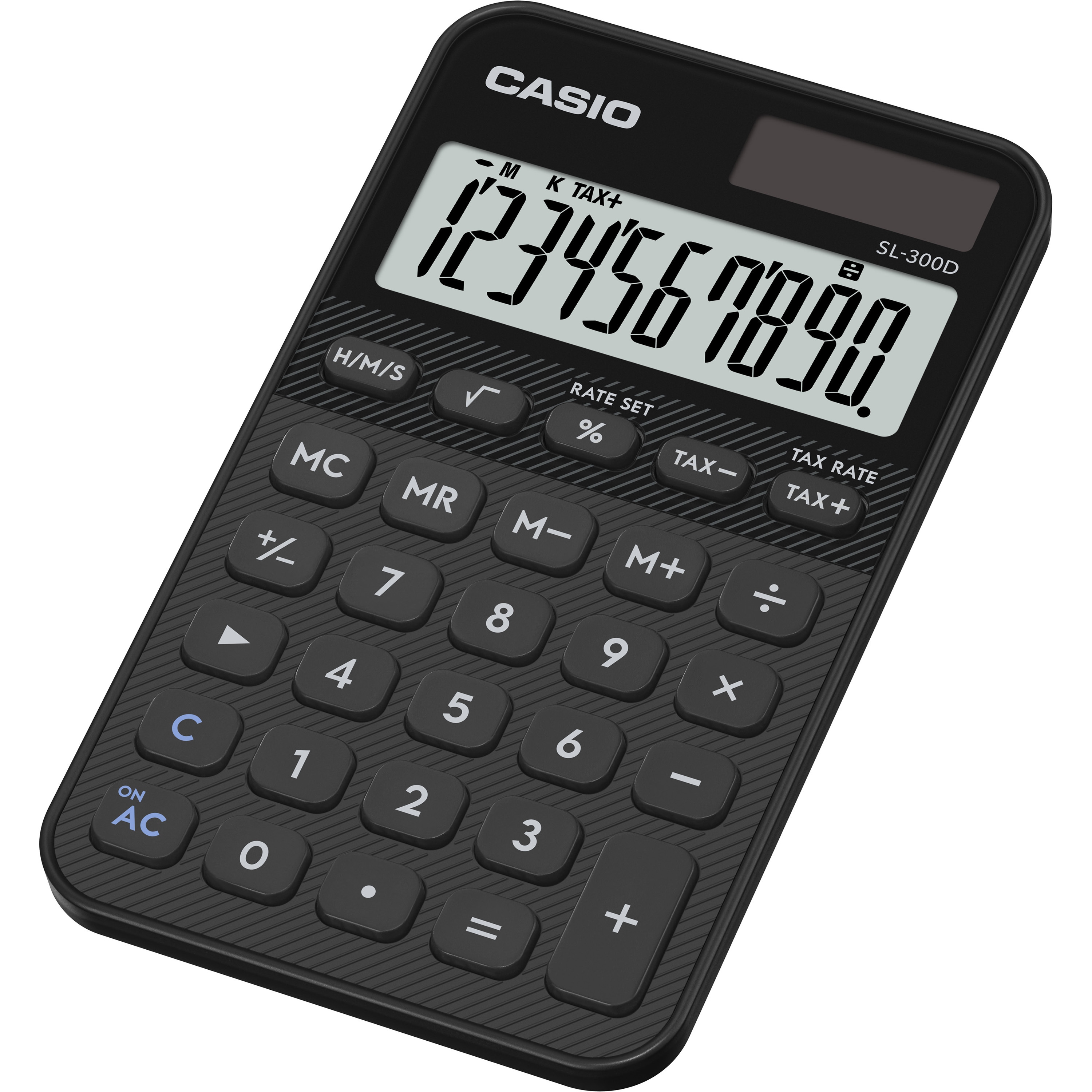 SL-300D-BK-N カラフル電卓(ノート型) カシオ計算機 桁数10桁 手帳
