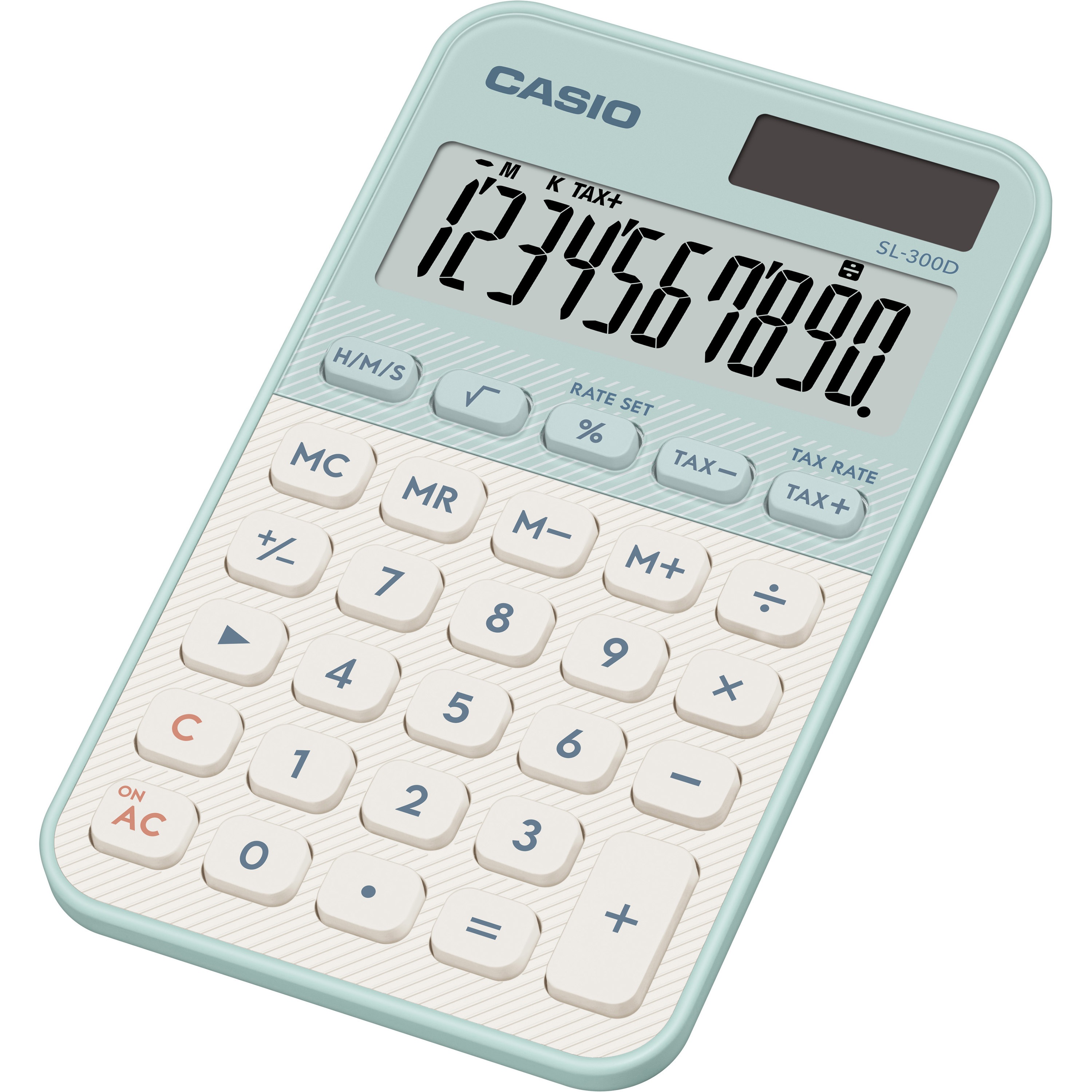 SL-300D-LG-N カラフル電卓(ノート型) カシオ計算機 桁数10桁 手帳