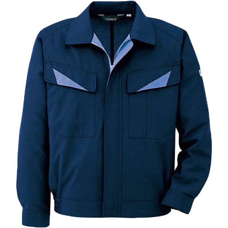 GS2627UE3L 春夏 ウインドフリー 男女ペア長袖ブルゾン ミドリ安全 ネイビー色 3L着丈70cm  GS2627UE3L 6,382円