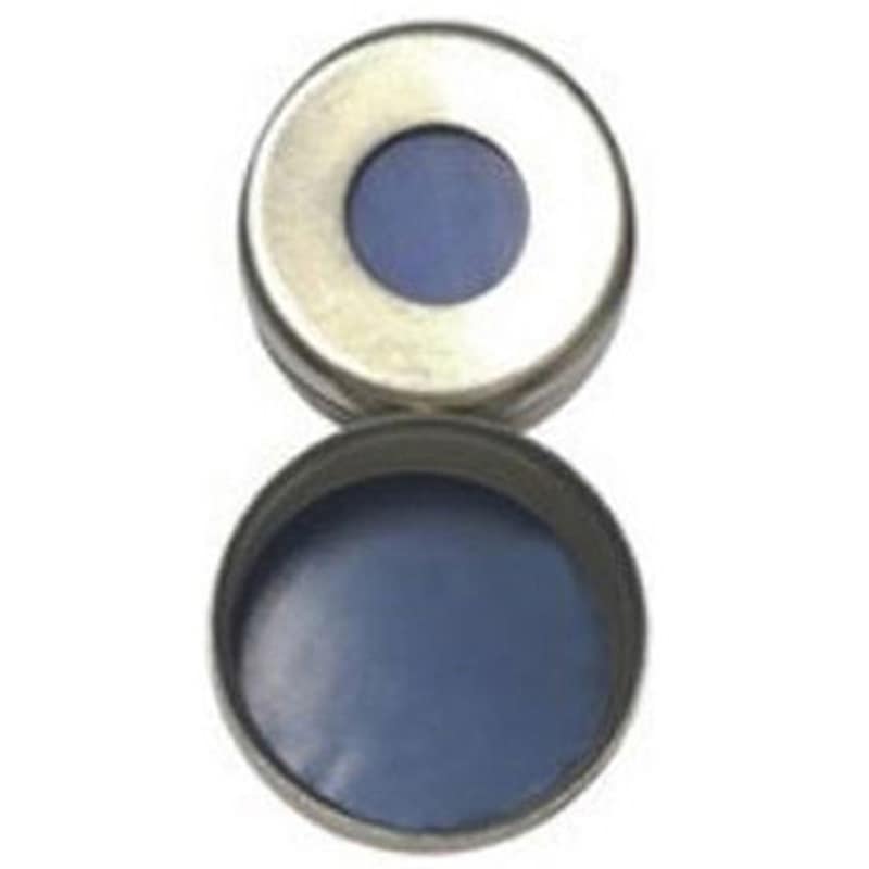 6PMSC18-ST2 セプタム付スクリューキャップ(ND18)-60～200℃ 2mm 透明/青 ソフト/銀 6PMSC18-ST2シリーズ 1箱(100個) Thermo Fisher Scientific 【通販モノタロウ】