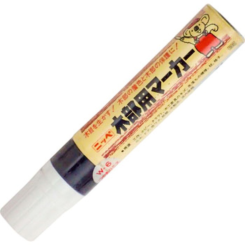 木部用マーカー(大型) ニッペホームプロダクツ 油性 つやありニス色 1 ニッペ木部用マーカーペイントマーカー