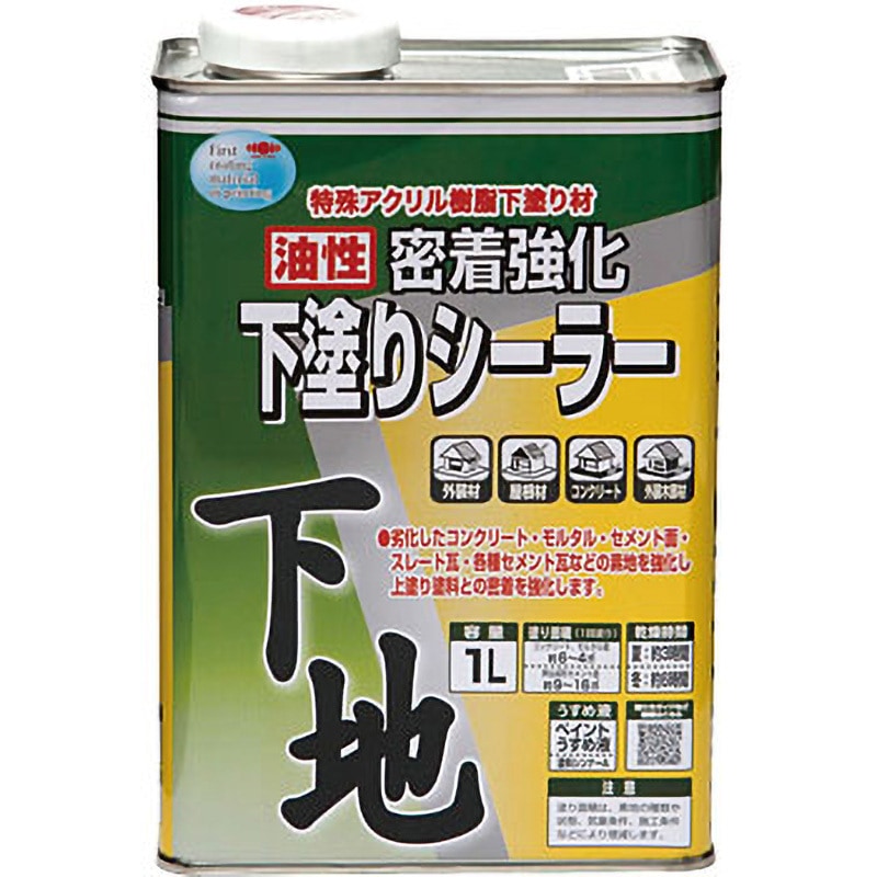 【未使用品】油性下塗りシーラー  油性シリコンタフ ローラーハケ 布コロナマスカー 下塗り材 油性密着強化下塗シーラー透明 ニッペホームプロダクツ 特殊アクリル
