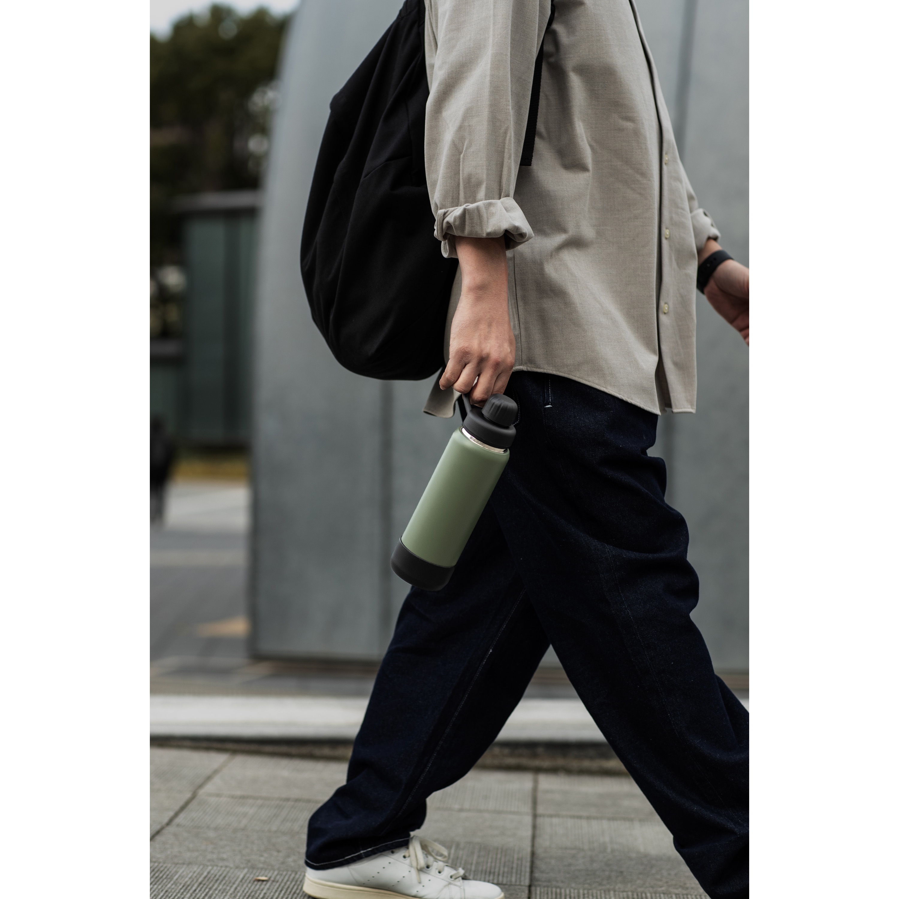 AJL-R120 K スポーツマグ ピーコック魔法瓶工業 カーキ(K)色 容量1.2L