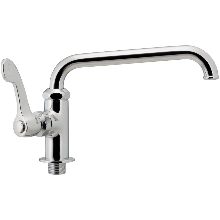 724-408-13QR 厨房用左ハンドル立形自在水栓 1個 カクダイ 【通販モノタロウ】