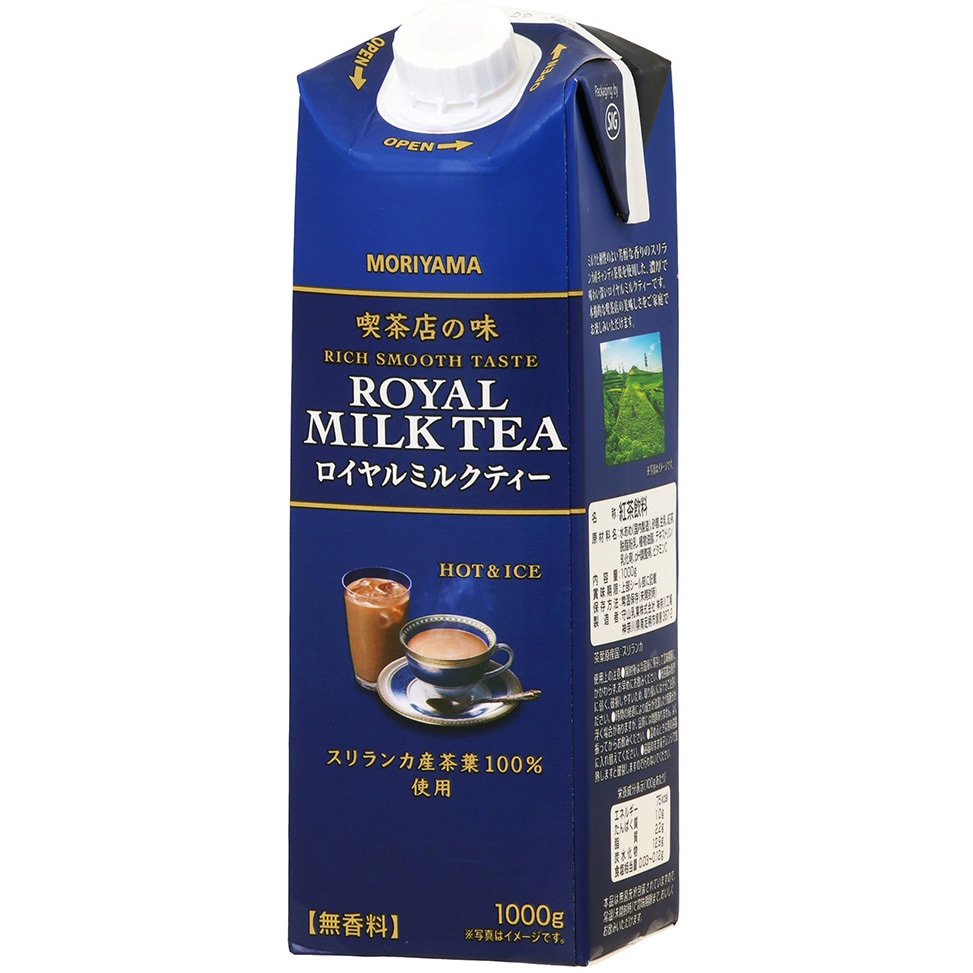 MORIYAMA 喫茶店の味 ロイヤルミルクティー 1000g×20本セット 喫茶店の味 ロイヤルミルクティー 1セット(1000g×3本) 守山乳業 【通販