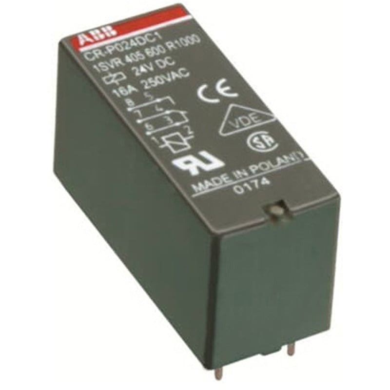 1SVR405600R7000 CR-P110AC1 CR-P110AC1 Pluggable interface relay 1c/ 1袋 10個入 1袋(10個) ABB 【通販モノタロウ】 10,904円