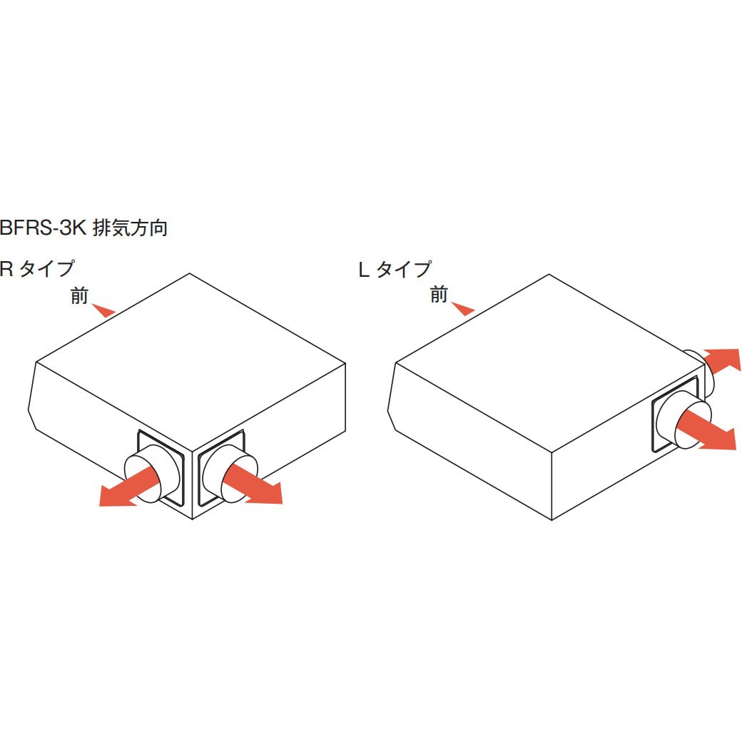 BFRS-3K-601LW レンジフード スタンダード BFRSシリーズ 富士工業(FUJIOH) シロッコファン タイプL 間口600mm -  【通販モノタロウ】