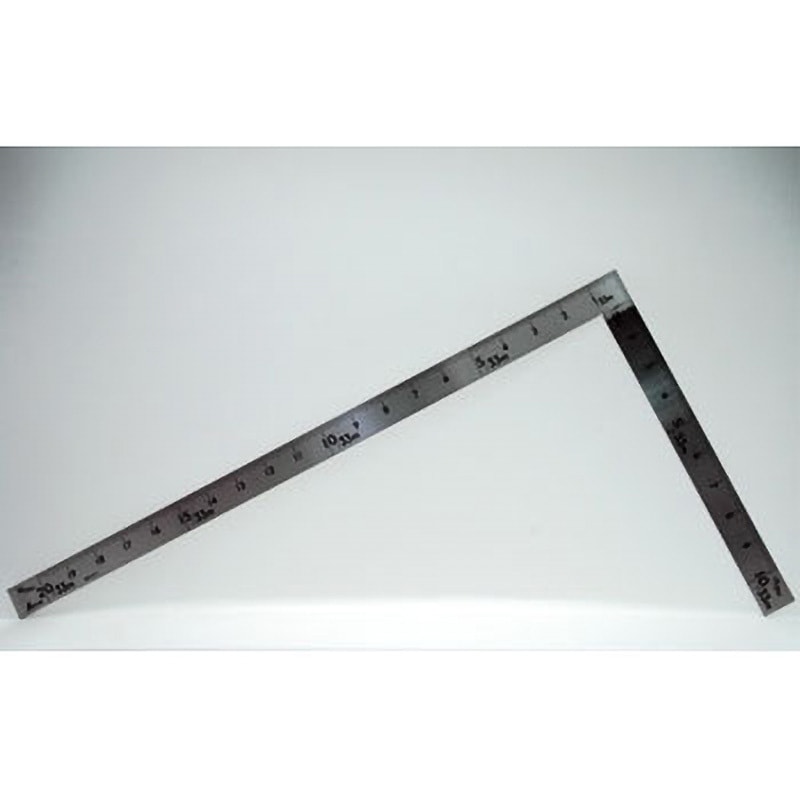63411 曲尺 中金 ステン シンワ測定 同厚 測定範囲2尺 目盛:表裏同目