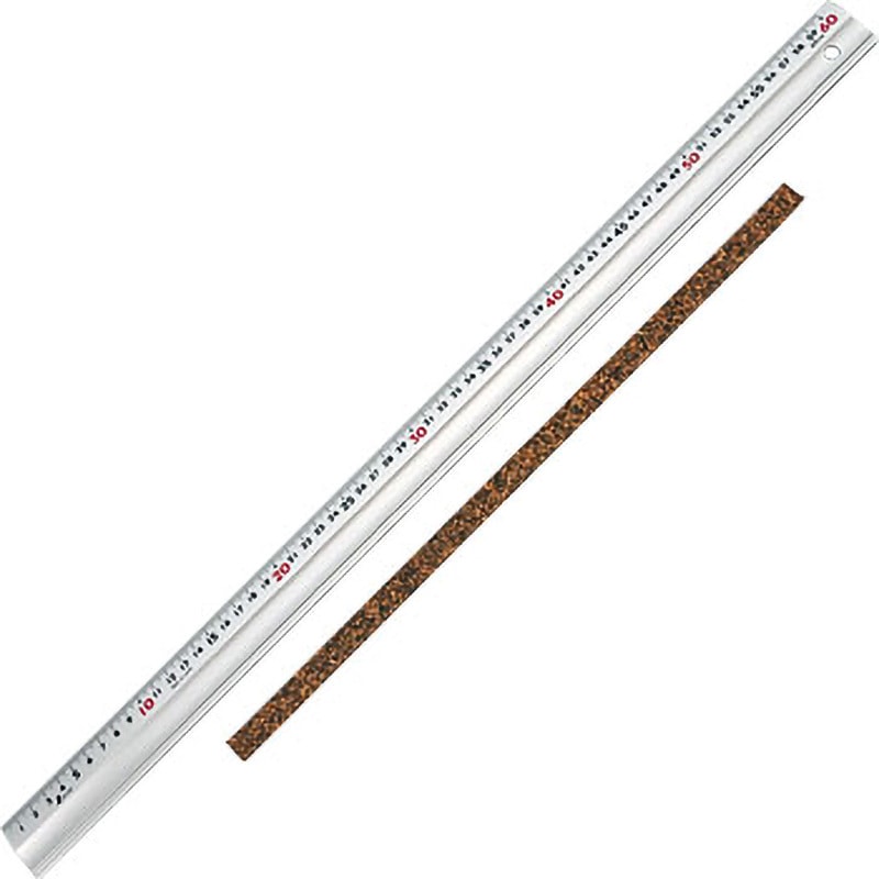 65378 アルミ直尺 スーパーアル助 コルク板付属 シンワ測定 測定範囲