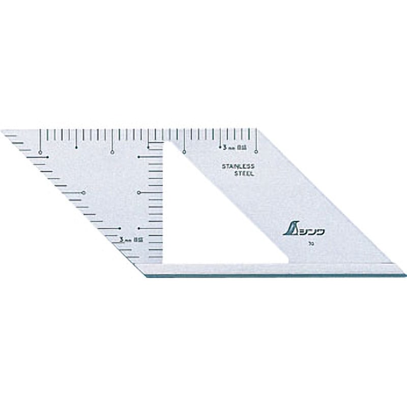 62110(校正証明:一般) 止型定規 シンワ測定 寸法172×62×15mm