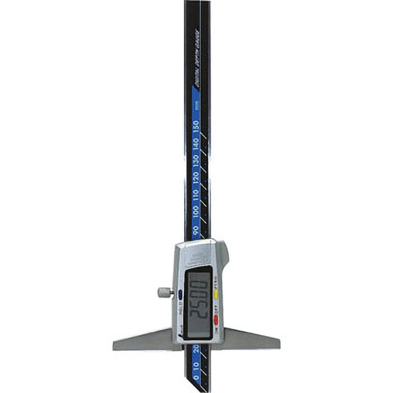 19306(校正証明:一般) デジタルデップスゲージ ホールド機能付 シンワ測定 測定範囲0.01～150mm