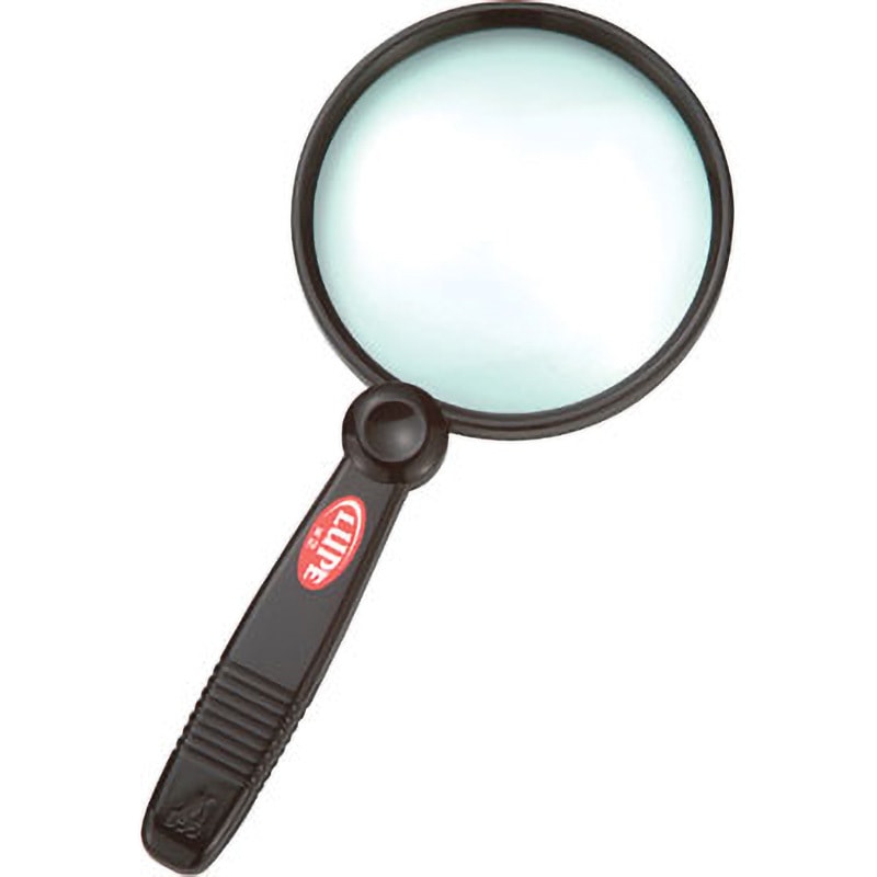 事務手続き用出品 75794 リーディング用ルーペ シンワ測定 手持ち式 レンズ径100mm