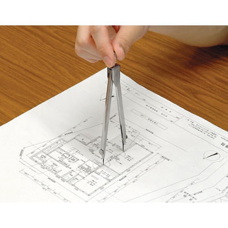 製図版 シンワ デバイダー 製図用 115mm・155mm 75442・75450 / 建築
